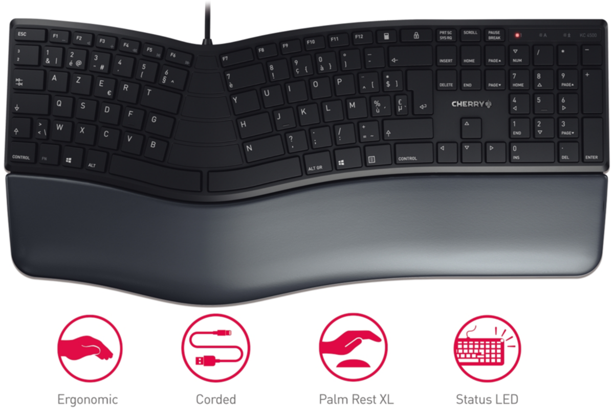 Cherry Ergonomisch toetsenbord KC 4500 / QWERTY